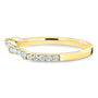 Kobelli Diamond Wedding Band Contour Curved 1/3 CTW 14k Yellow Gold