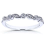 Kobelli Stackable Diamond Accented Ring in 10k White Gold