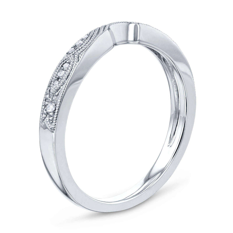 Kobelli Curved Diamond Wedding Band - 62261 Series