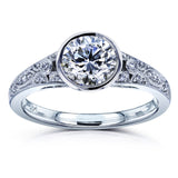 Kobelli bästsäljande vintage förlovningsring - naturliga diamanter