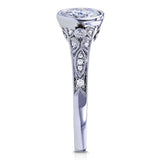 Kobelli Best Selling Vintage Engagement Ring - Natural Diamonds
