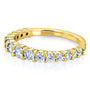 Kobelli 3/4 Carat TDW Graduated Diamond Wedding Band in 14k Yellow Gold