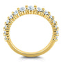 Kobelli 3/4 Carat TDW Graduated Diamond Wedding Band in 14k Yellow Gold