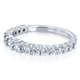 Kobelli 3/4 Carat TDW Graduated Diamond Wedding Band in 14k White Gold
