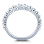 Kobelli 3/4 Carat TDW Graduated Diamond Wedding Band in 14k White Gold