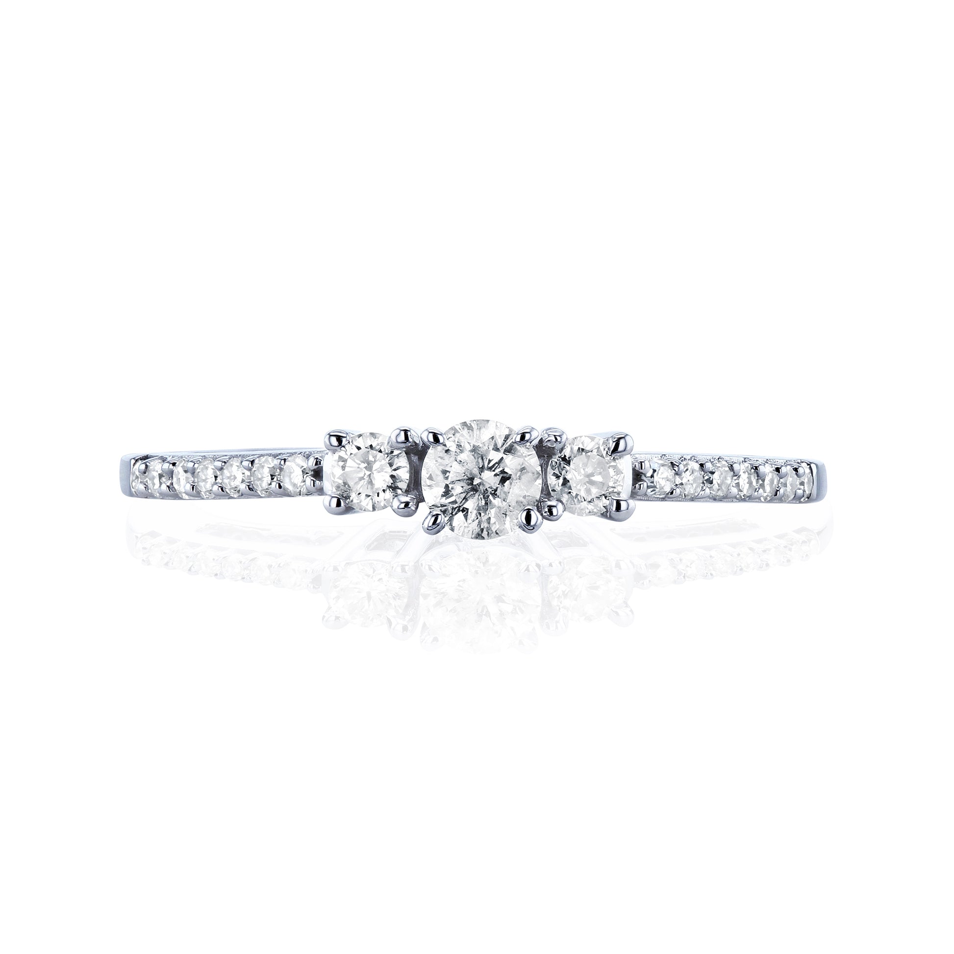 0.25 Carat Natural Diamond Sylvie Ring