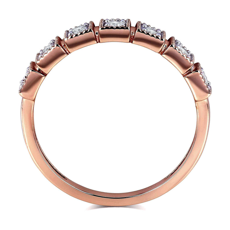 Kobelli Diamond Wedding Ring 1/6ct TDW in 10k Rose Gold