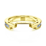 Kobelli-Ring aus 14-karätigem Gelbgold mit natürlichem Diamant