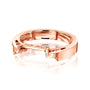 Kobelli Solid Gold Filigree Contoured 14k Rose Gold Ring