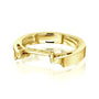 Kobelli Solid Gold Filigree Contoured 14k Yellow Gold Ring