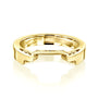 Kobelli Solid Gold Filigree Contoured 14k Yellow Gold Ring