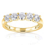 Kobelli Round Five Stone Diamond Prong-set Wedding Band 1 CTW 14k Yellow Gold