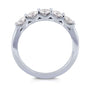 Kobelli Round Five Stone Diamond Prong-set Wedding Band 1 CTW 14k White Gold
