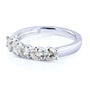 Kobelli Round Five Stone Diamond Prong-set Wedding Band 1 CTW 14k White Gold