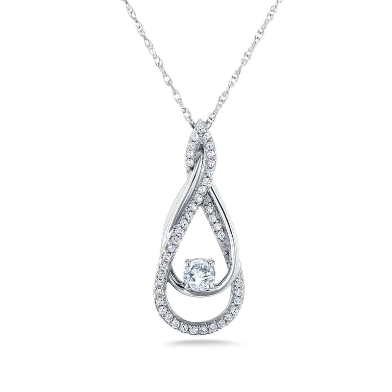 Kobelli Heart Shape Diamond Necklace