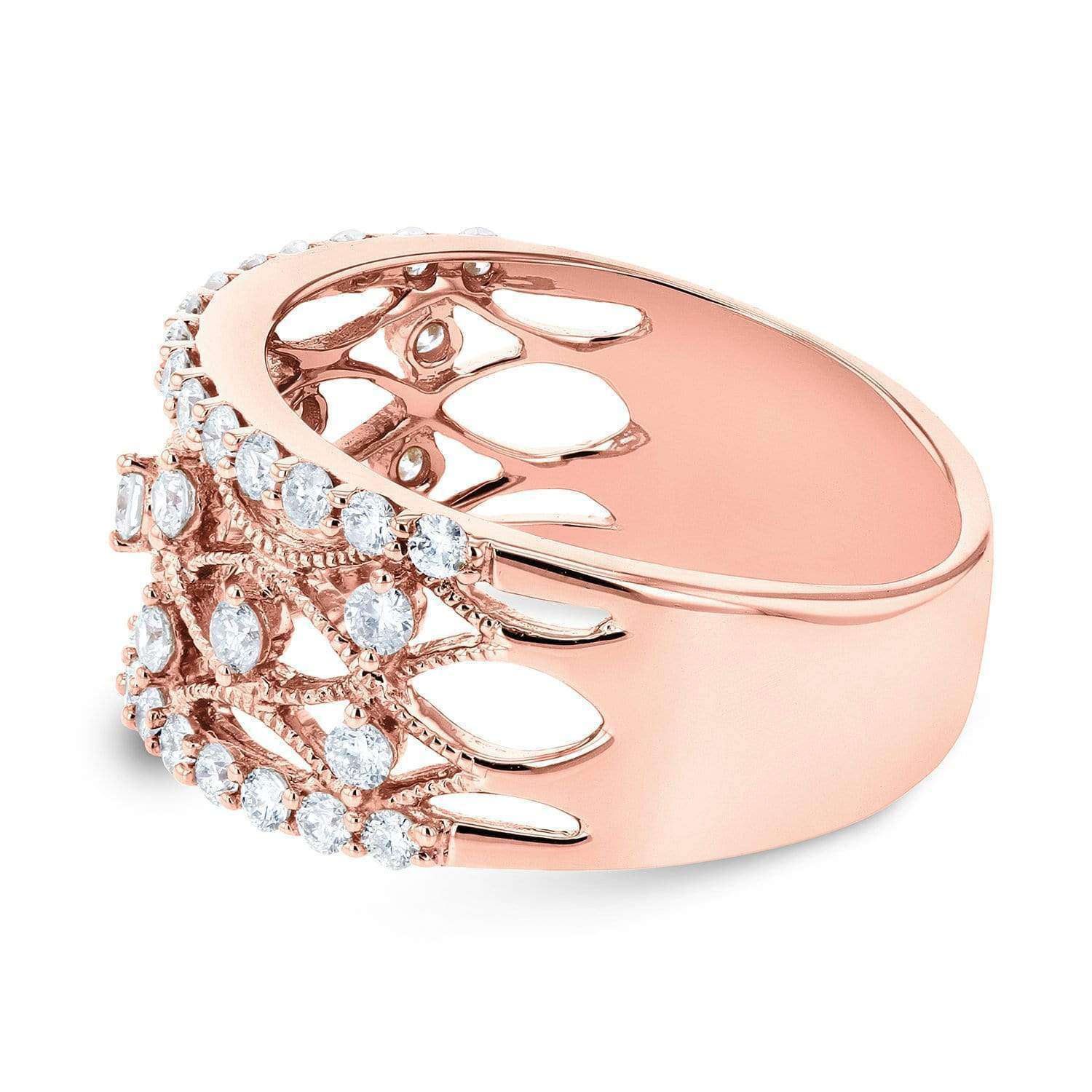 Kobelli Diamond Anniversary Band 3/5ct TDW in 10k Rose Gold