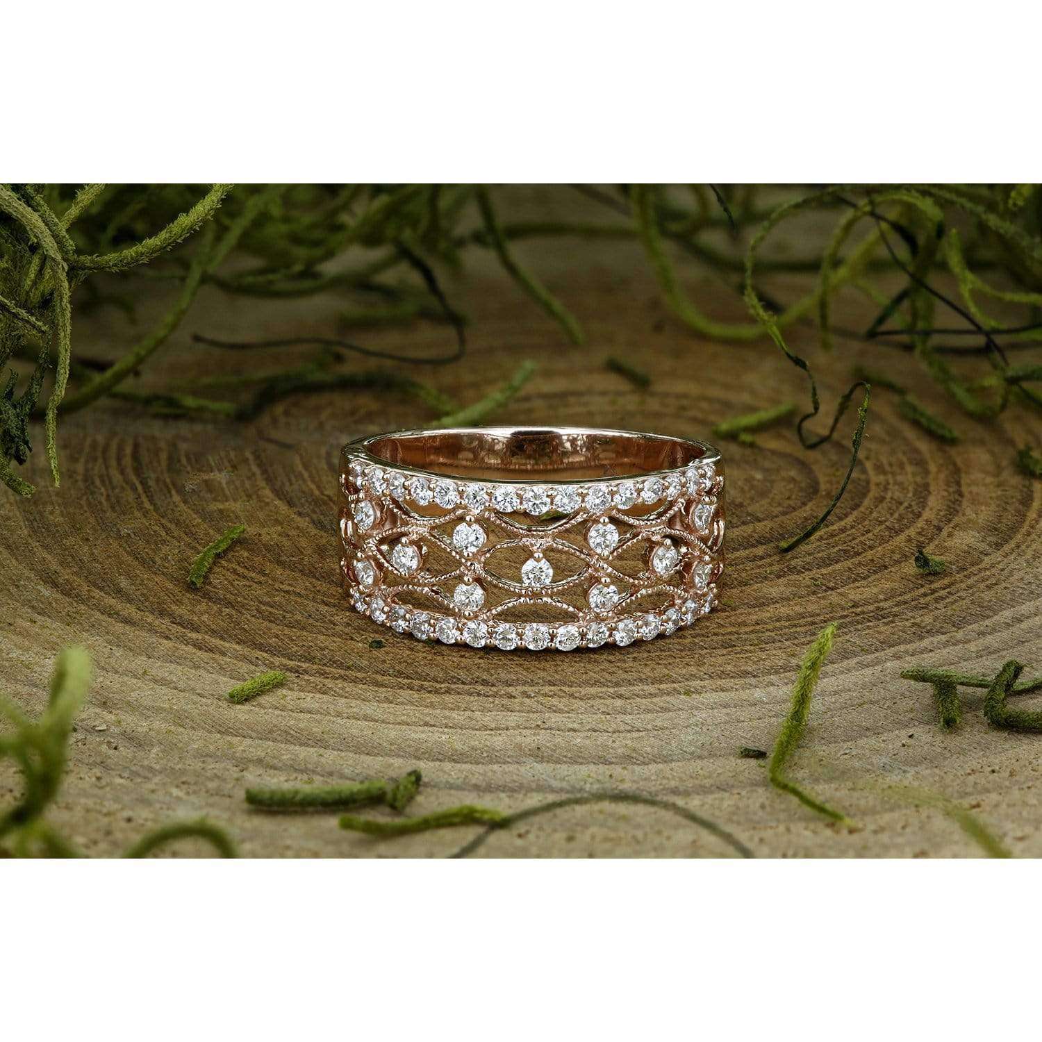 Kobelli Diamond Anniversary Band 3/5ct TDW in 10k Rose Gold