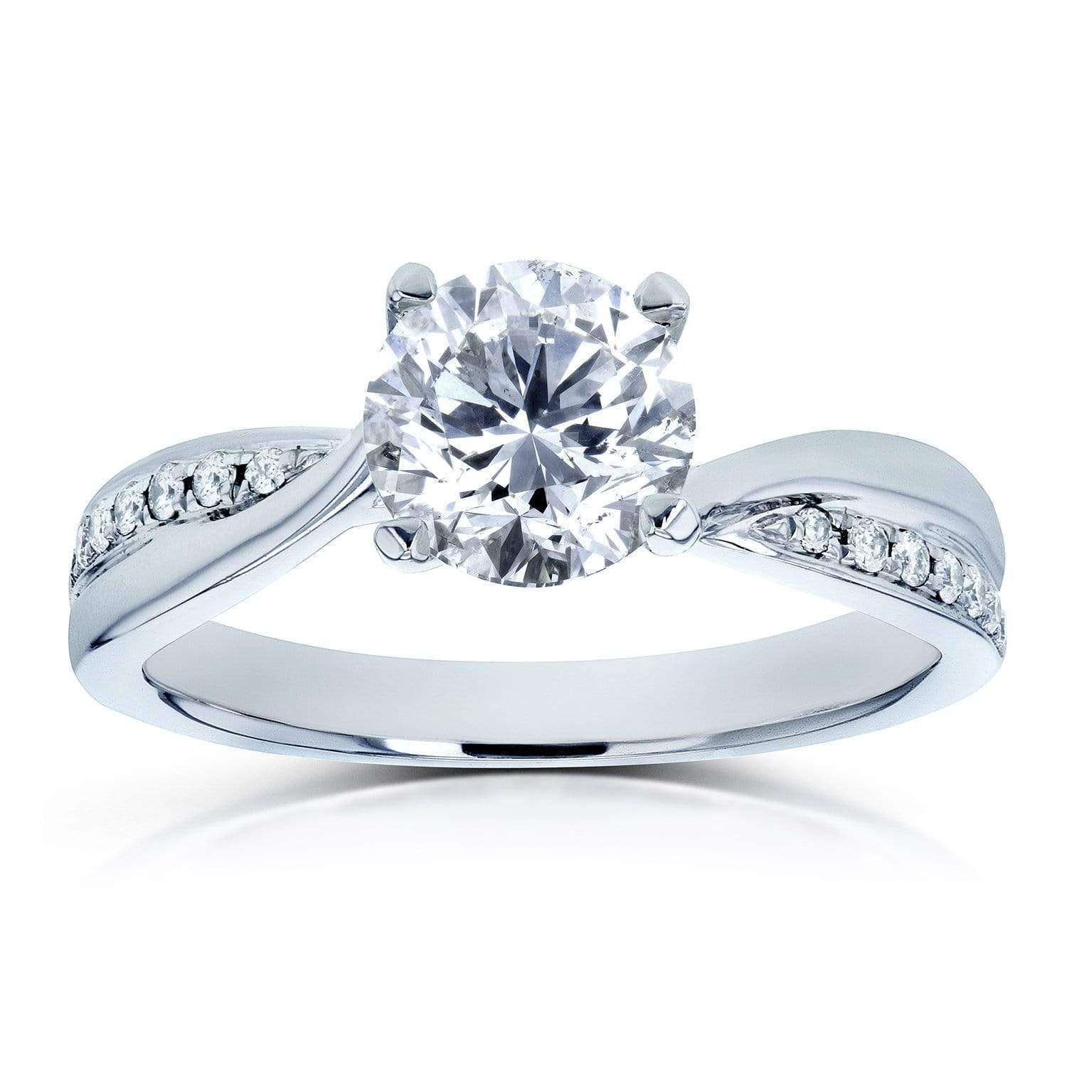 Kobelli Diamond Engagement Ring 1 CTW in 14k White Gold