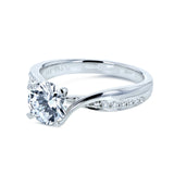 1 Carat Hourglass Ring - Multiple Center Options