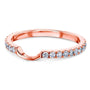 Kobelli 1/3ct TW Diamond Notched Gold Wedding Band 62398D/4.5R