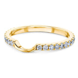 Aliança de casamento em ouro com entalhe de diamante Kobelli 1/3ct tw 62398d/4,5y