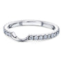 Kobelli 1/3ct TW Diamond Notched Gold Wedding Band 62398D/4.5W
