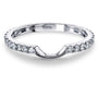 Kobelli 1/3ct TW Diamond Notched Gold Wedding Band