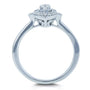 Kobelli Marquise Shaped Cluster Diamond Ring 1/6 CTW 10k White Gold