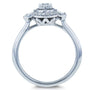 Kobelli Unique Diamond Engagement Ring 1/6 CTW 10k White Gold