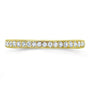 Kobelli Diamond Pave-set Milgrain Square Shank Wedding Band 1/5 CTW 14k Yellow Gold