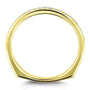 Kobelli Diamond Pave-set Milgrain Square Shank Wedding Band 1/5 CTW 14k Yellow Gold