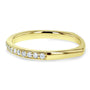 Kobelli Diamond Pave-set Milgrain Square Shank Wedding Band 1/5 CTW 14k Yellow Gold