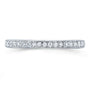 Kobelli Diamond Pave-set Milgrain Square Shank Wedding Band 1/5 CTW 14k White Gold