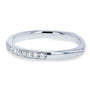 Kobelli Diamond Pave-set Milgrain Square Shank Wedding Band 1/5 CTW 14k White Gold