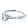 Kobelli Diamond Vintage Trellis Engagement Ring 1 1/5 CTW 14k White Gold