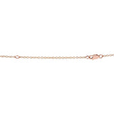 Kobelli Diamant-Halskette mit baumelnden Federn, 2/5 ctw, 14 Karat Roségold, 62457v-r