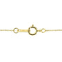 Kobelli Diamond Accented Heart Tag Necklace, 10k Yellow Gold, 18in 62461