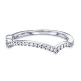 Kobelli diamantbröllopsband, matchande 62465 62465d/4.5w