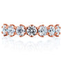 Kobelli 7-Stone Prong Set Diamond Ring 1 1/4 Carat TW in 14k Rose Gold