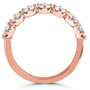 Kobelli 7-Stone Prong Set Diamond Ring 1 1/4 Carat TW in 14k Rose Gold