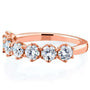 Kobelli 7-Stone Prong Set Diamond Ring 1 1/4 Carat TW in 14k Rose Gold