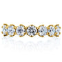 Kobelli 7-Stone Prong Set Diamond Ring 1 1/4 Carat TW in 14k Yellow Gold