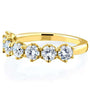 Kobelli 7-Stone Prong Set Diamond Ring 1 1/4 Carat TW in 14k Yellow Gold