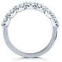 Kobelli 7-Stone Prong Set Diamond Ring 1 1/4 Carat TW in 14k White Gold