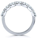 Kobelli 7-Stone Prong Set Diamond Ring 1 1/4 Carat TW in 14k White Gold