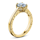 Kobelli 1 karat diamant kabal filigran gravert ring