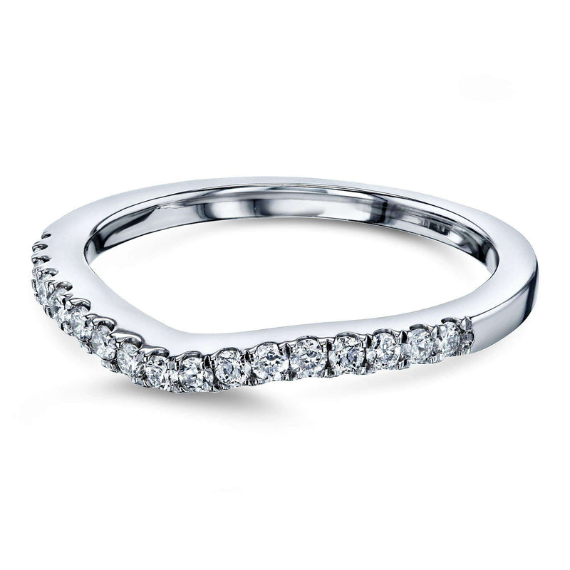 Kobelli Diamond Curved Wedding Band 1/5ct.tw 62475 Series 14k guld 62475D/4.5W