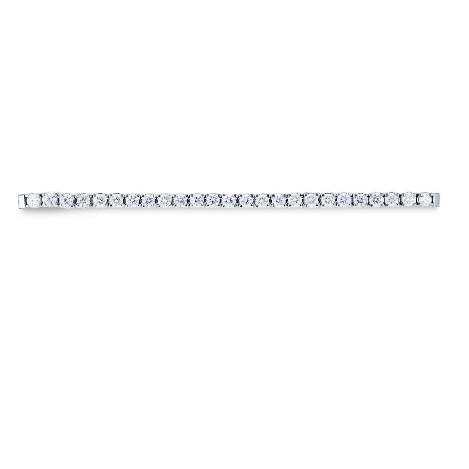 Kobelli Diamond Bolo Strand Bracelet 1 CTW 14k White Gold, Fully Adjustable Length, 9.75" Extended 62477-W