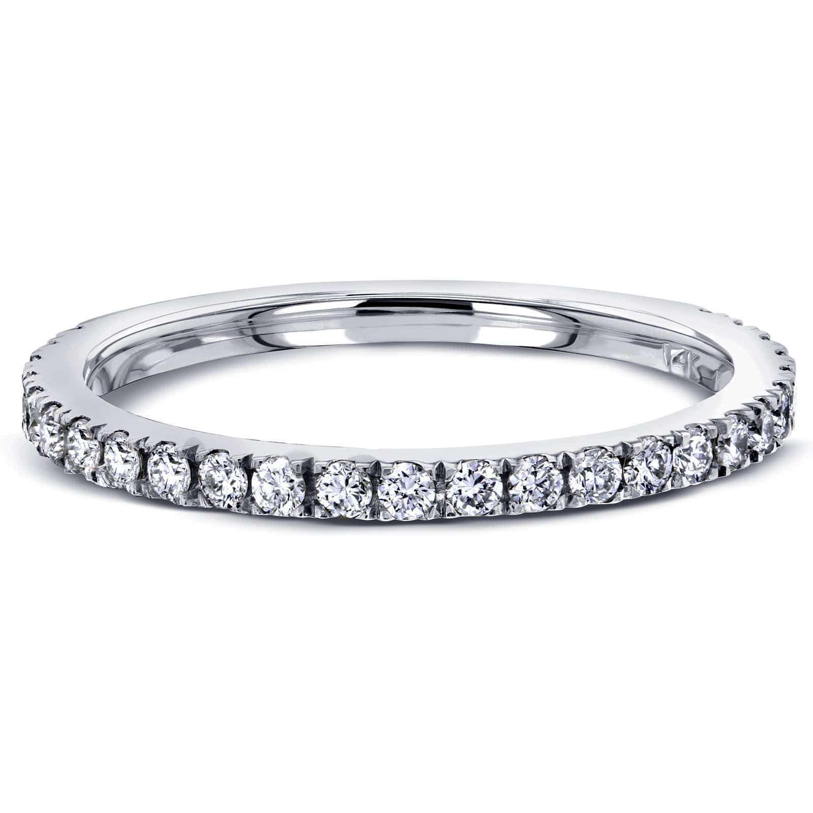 Kobelli 1/3ct.tw Pave Diamond Gold Band 62478D/4.5W