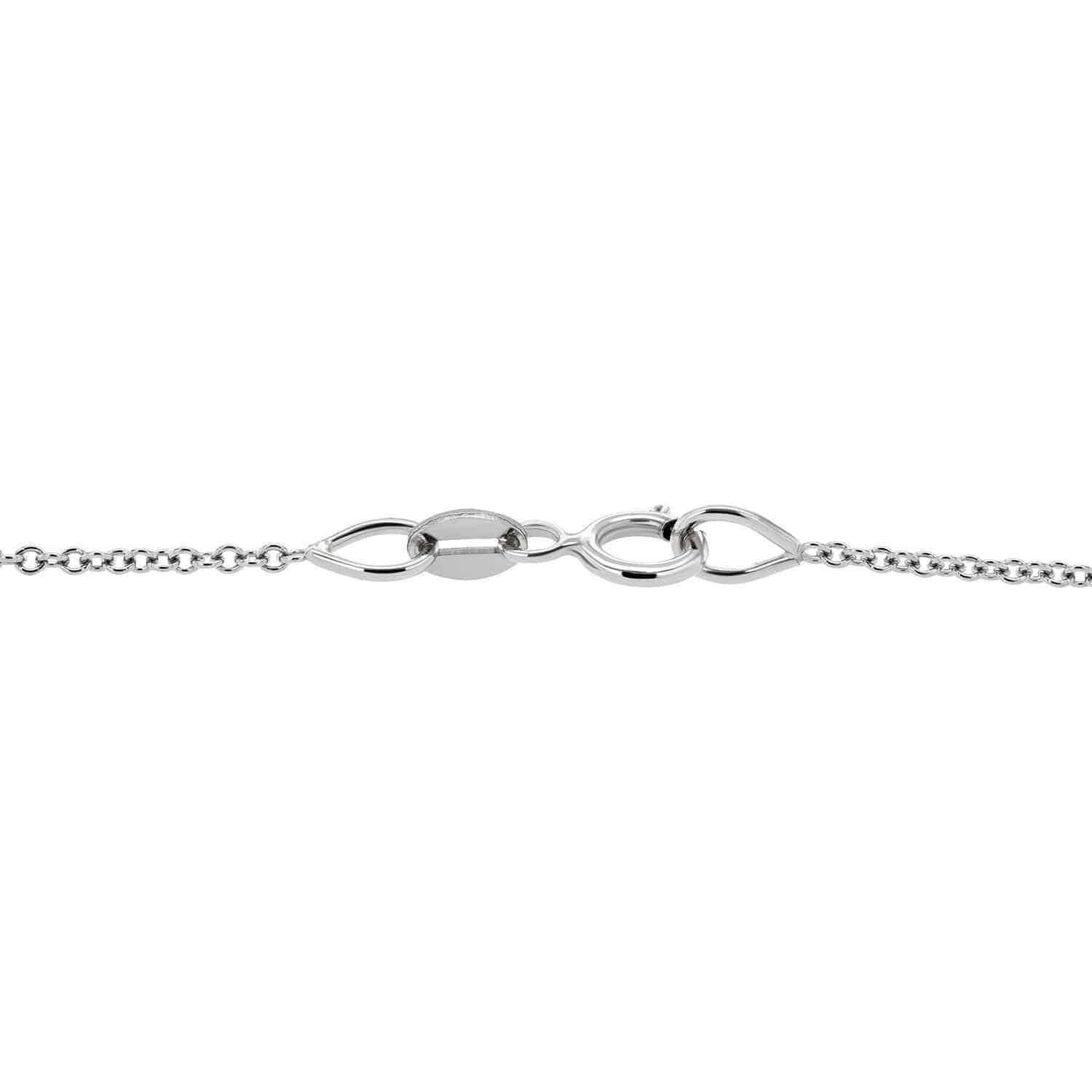 Kobelli Triangle Diamond Necklace 14k White Gold 62481-WW